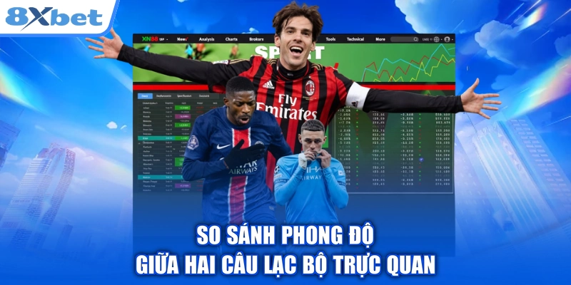 So sánh phong độ giữa hai câu lạc bộ trực quan